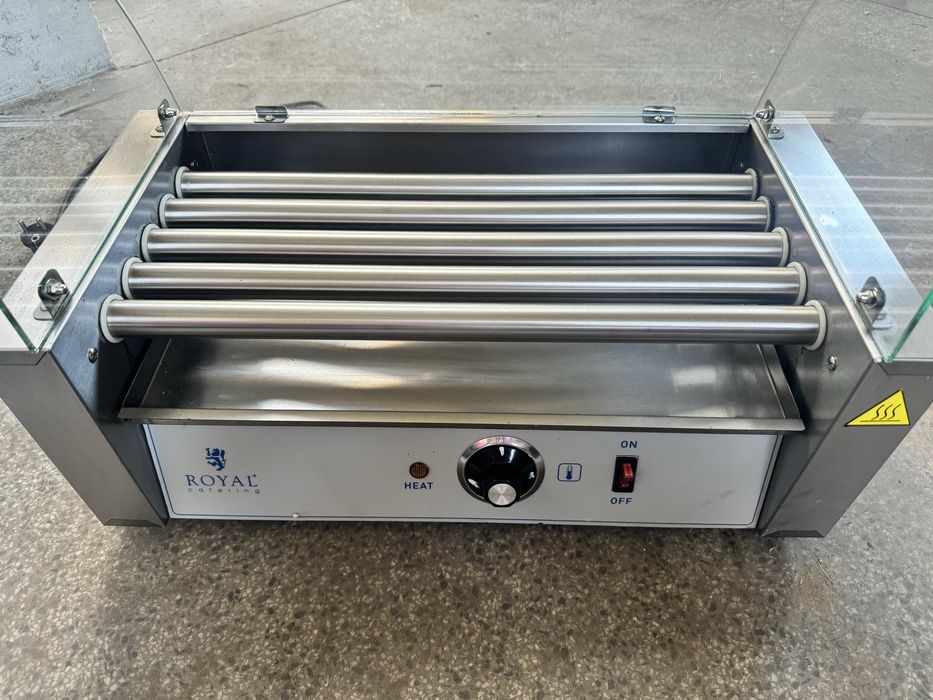 Grill rolkowy opiekacz do parowek na 8szt Royal