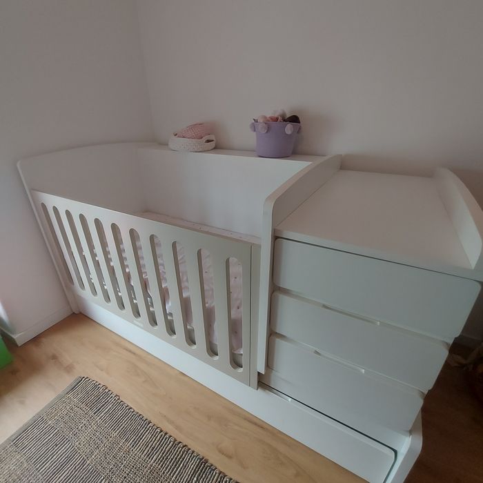 Berço convertível Trama + Cama Inferior Solteiro