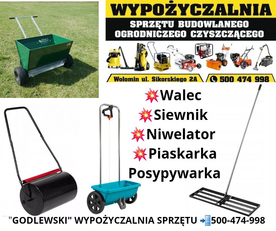 Wypożyczalnia! ŁUPARKA DO DREWNA 10 TON ,Piła spalinowa Wynajem!