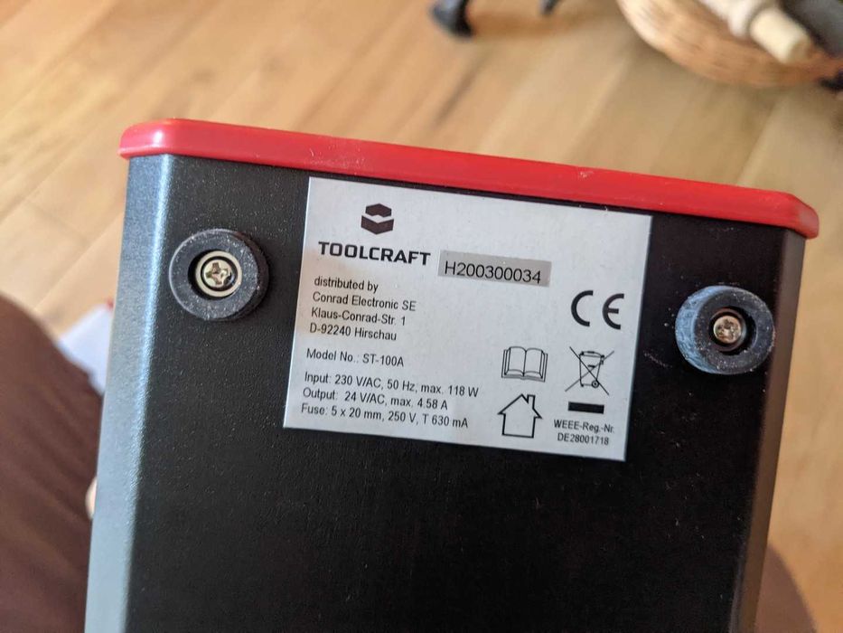 Stacja lutownicza TOOLCRAFT ST-100A 100 W