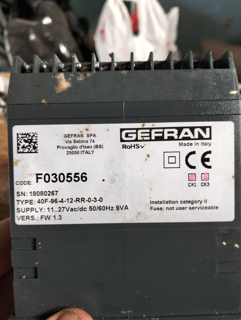 GEFRAN 40 ТИП: 40F-96-4-12-RR-0-3-0