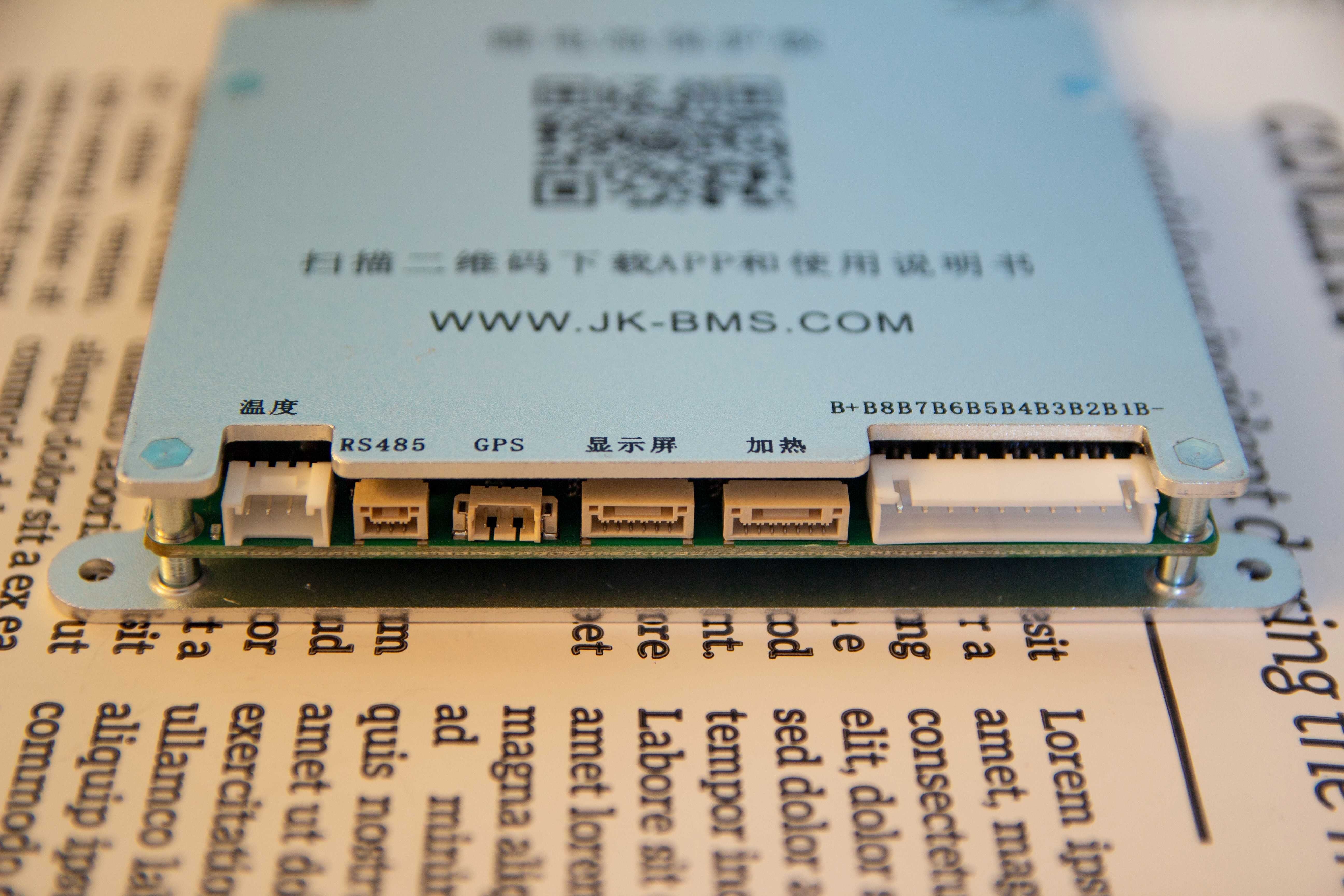 +Кнопка! Smart BMS JiKong JK-B2A/1A8S20P(12-24V/200А-350А)|Плата BMS