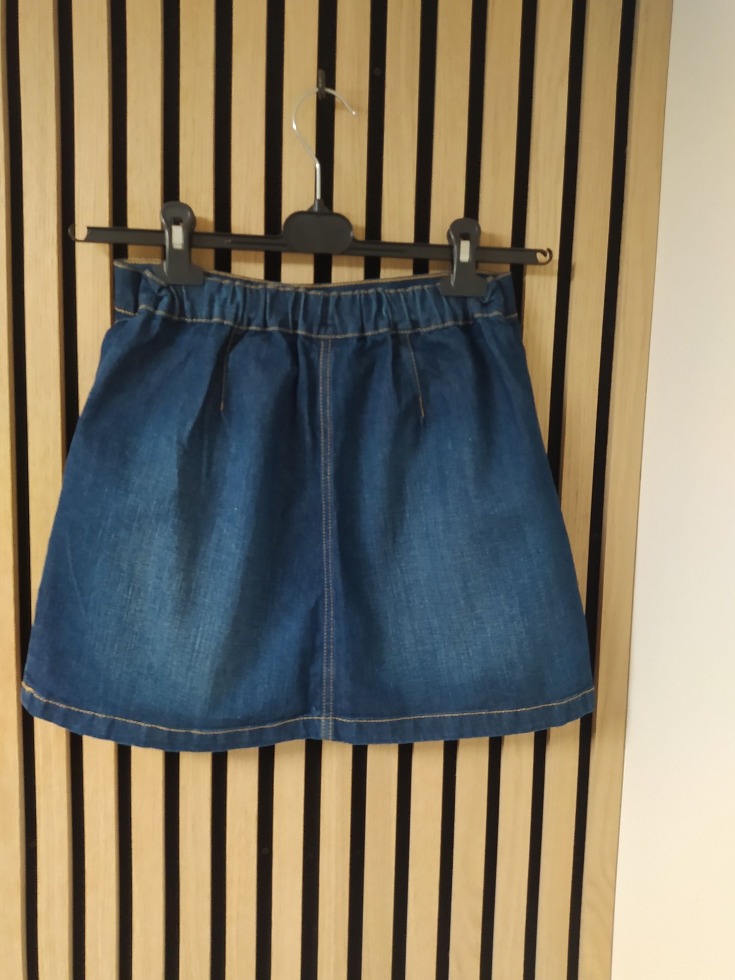 F&F niebieska spódnica jeans krótka 12-13 lat