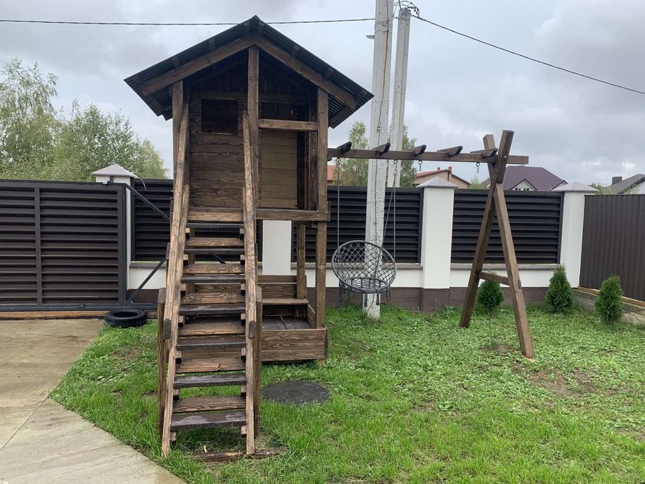 Дитячий майданчик, розважальний майданчик для дітей, будиночок