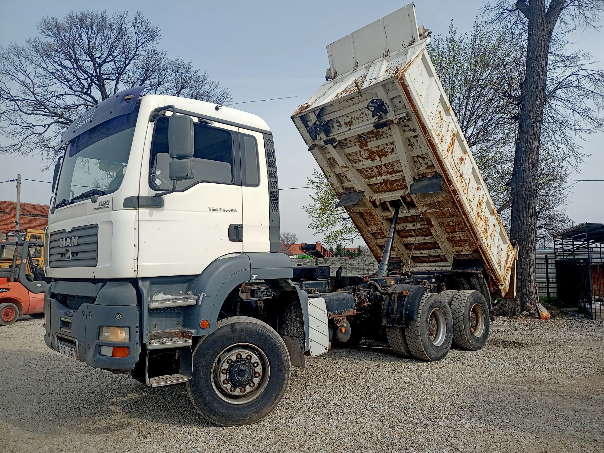 Man TGA 26.430 kiper Meiller wywrotka napędy 6x6 Mercedes daf woziło