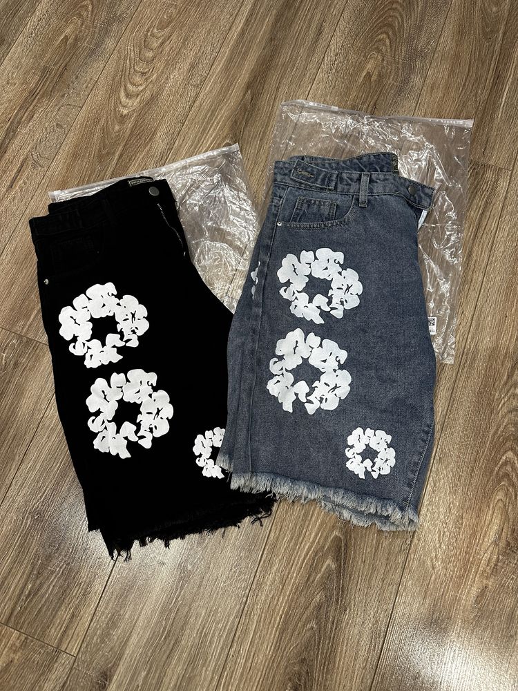 Джинсові шорти Denim Tears. Залишились чорні!