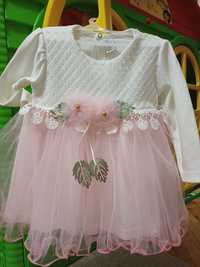 Очень красивое, новое платье для маленькой принцессы,  размер 92