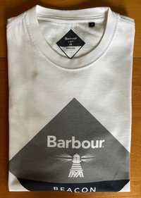 T-shirt branca da Barbour - Homem - Tamanho M