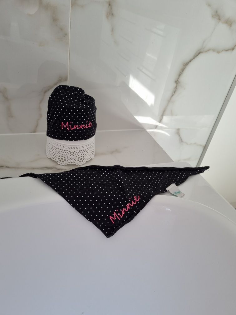Komplet czapka chusta Disney baby