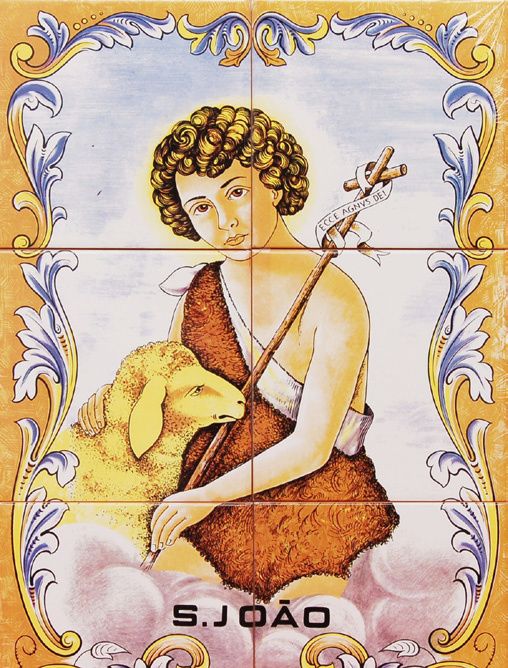 NOVO Painel de Azulejos SÃO JOÃO 45 X 30cm Plastifica ENTREGA IMEDIATA