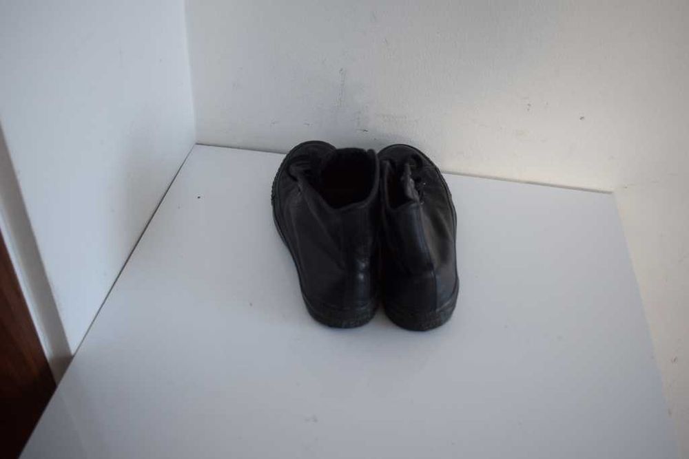 Buty Trampki Converse czarne wysokie skórzane 37