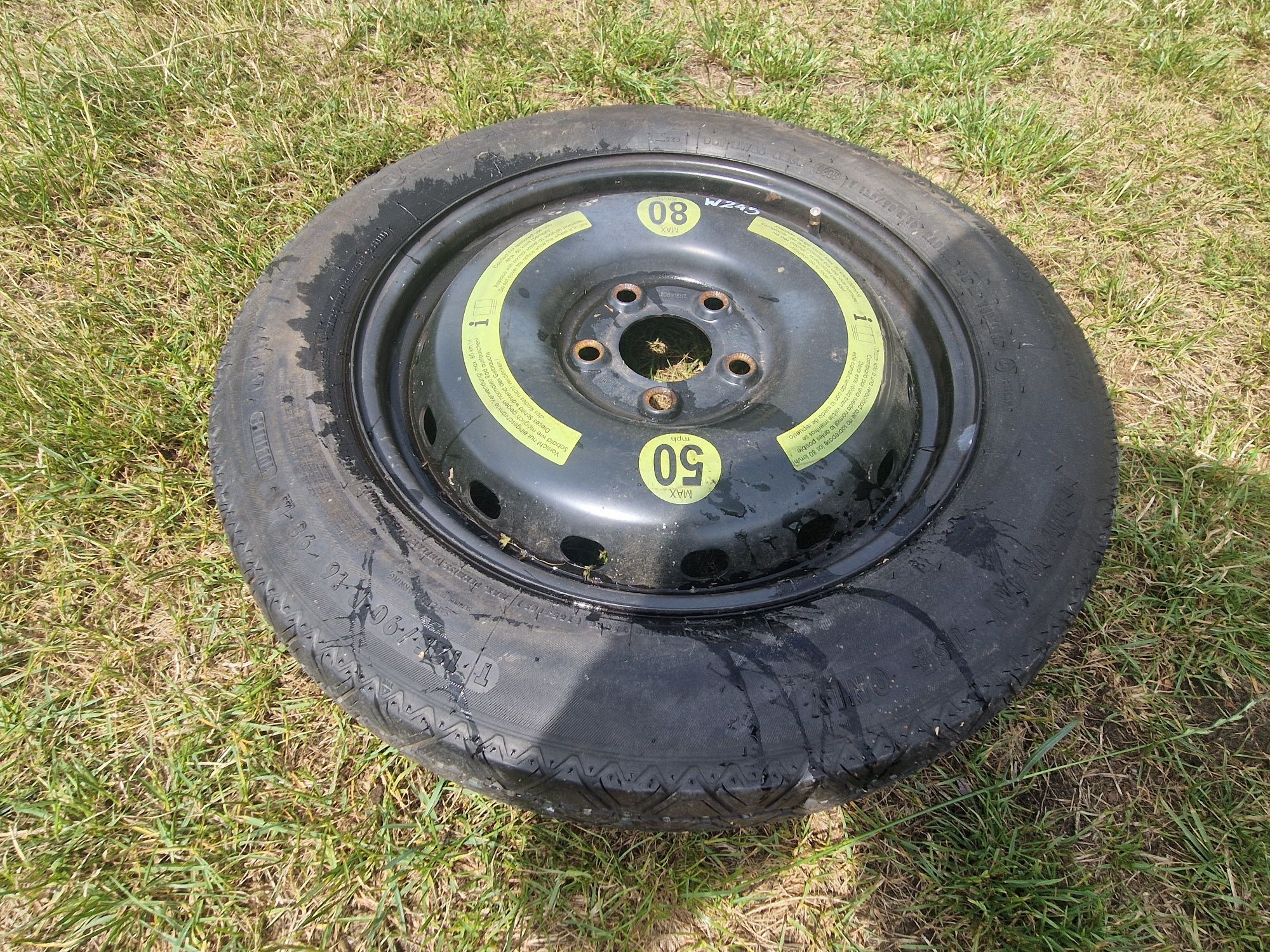 Koło zapasowe Dojazdówka Mercedes W245  B klasa  5x112