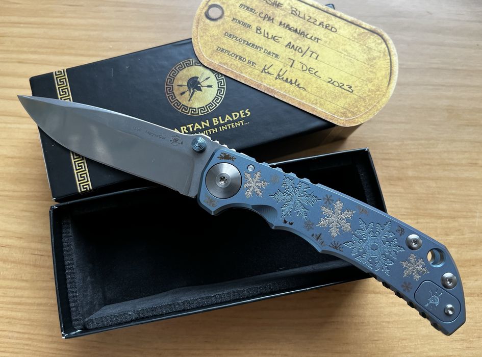Nóż folder Spartan Blades Harsey „Blizzard” limitowana edycja