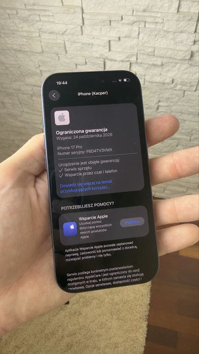 Nowy iPhone 17 pro 256 gb deep blue