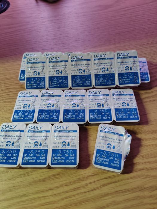 Aquaview -3.75 jednodniowe + dwutygodniowe