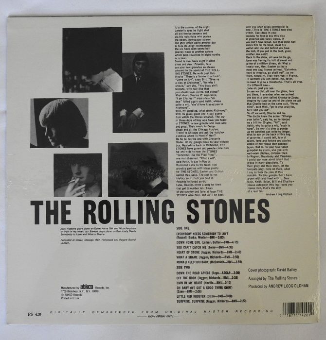 THE ROLLING STONES The Rolling Stones, Now! 1965 US пластинка в плёнке