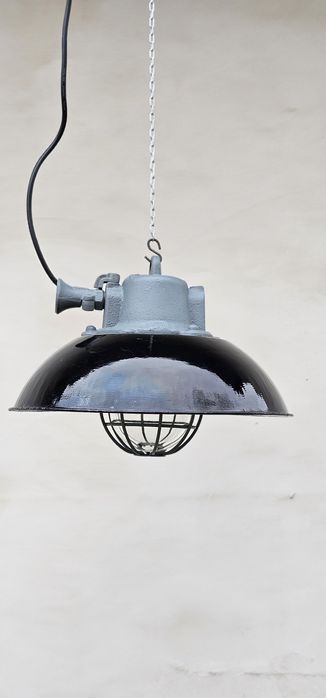 Lampa emaliowana Czechosłowacja lata 60-te
