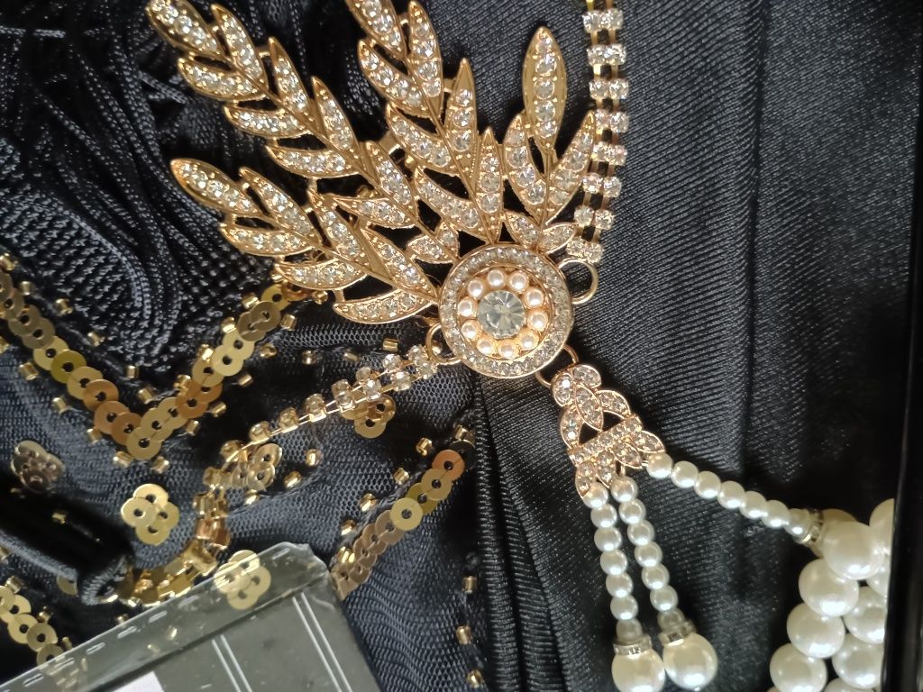Kostium dla kobiety Lata 20 Wielki Gatsby Charleston Retro Flaperka