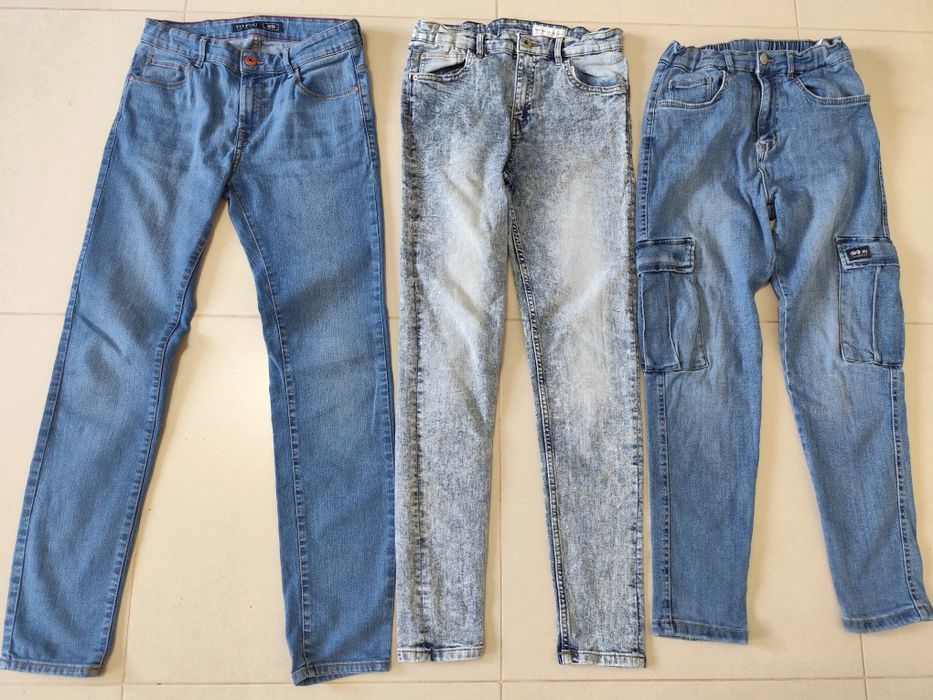 Lote de 3 calças de ganga para Rapaz (13-14 anos / 164 cm)