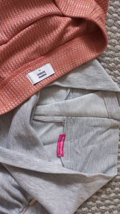 Sukienki i spódnice ciążowe, Happymum, Mamalicious, r. S i M, 6 sztuk!