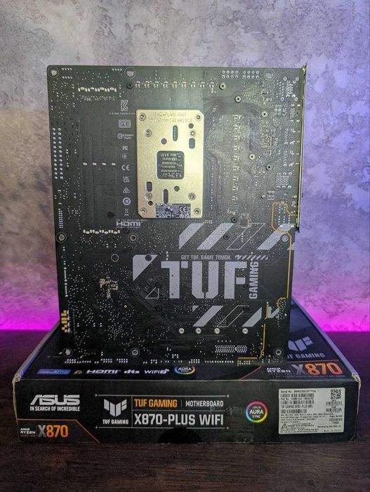 Материнська плата Asus Tuf Gaming X870-Plus Wifi (AM5) 7000-9000 AMD
