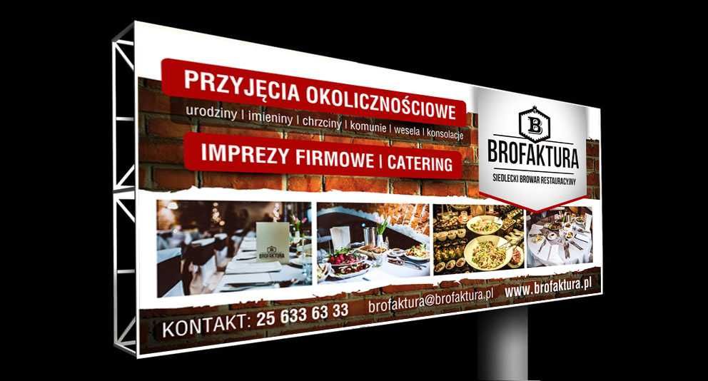 Banery reklamowe szyld reklama ulotki plakat reklama baner wizytówki