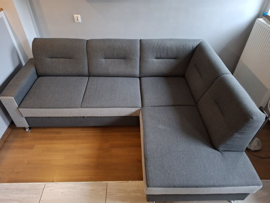 Narożnik z funkcją spania jak nowy