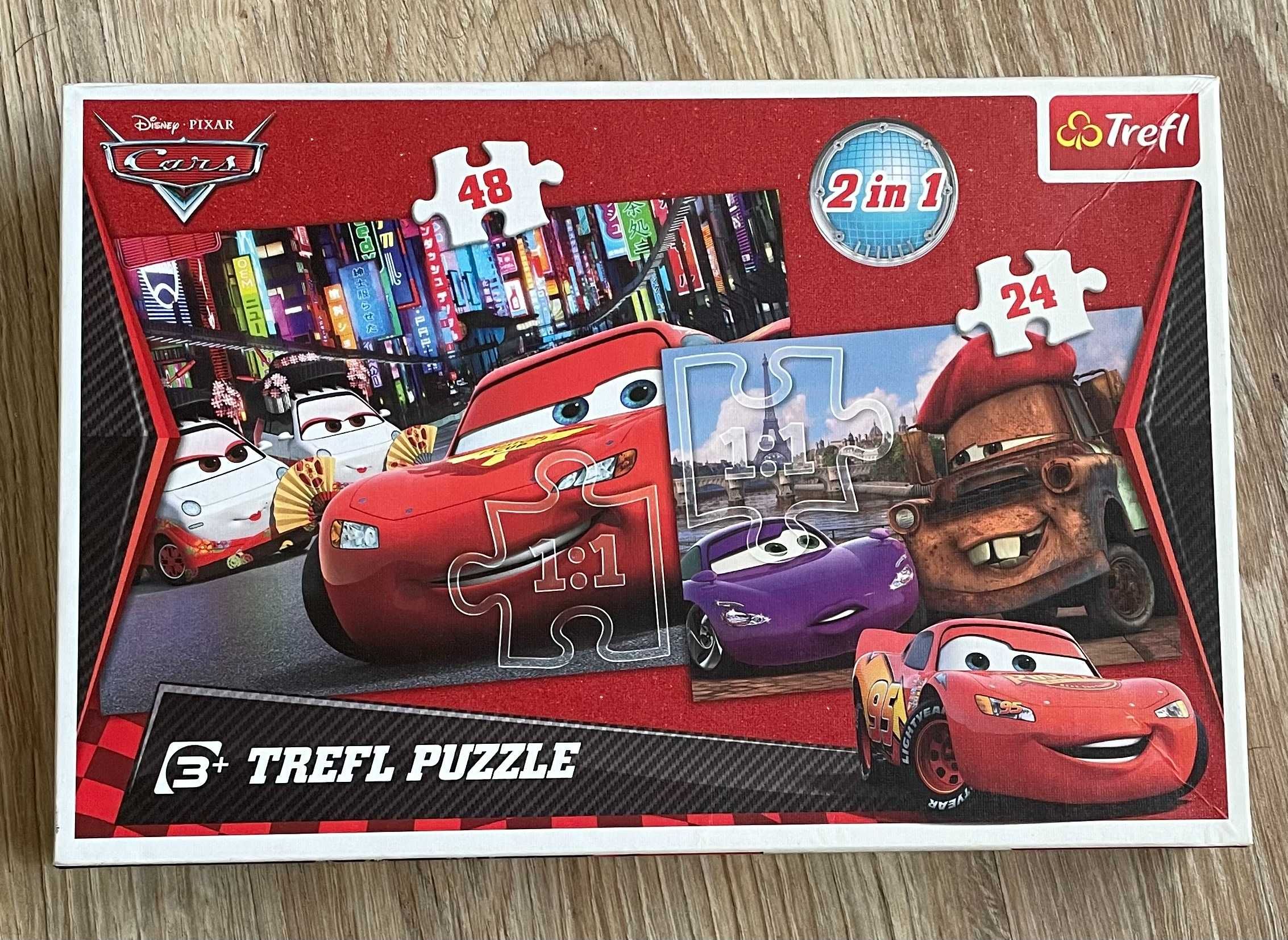 Puzzle Trefl 2 w 1 Disney/Pixar Auta 3