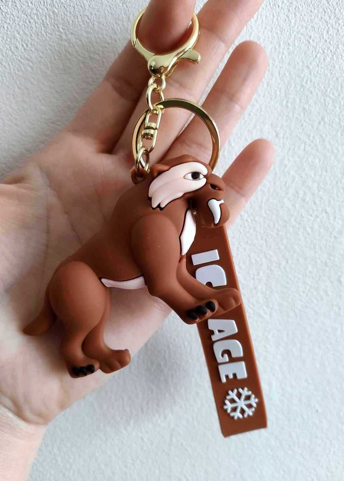 Diego Tygrys Epoka Lodowcowa Brelok Zawieszka do kluczy 3D Ice Age