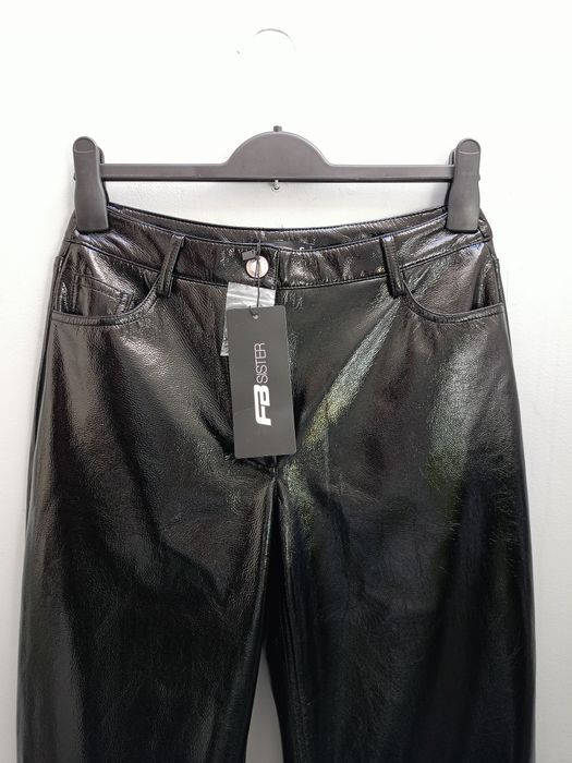 Szerokie spodnie Ala Latex roz S nowe Amisu