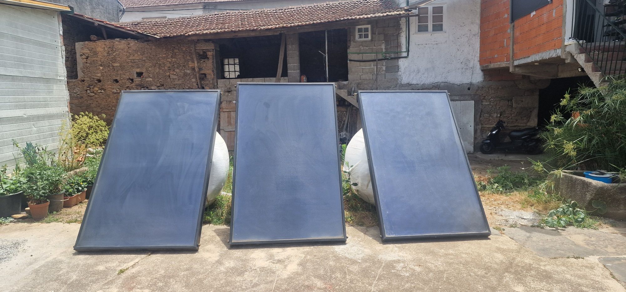Paineis Solares aquecimento Aguas