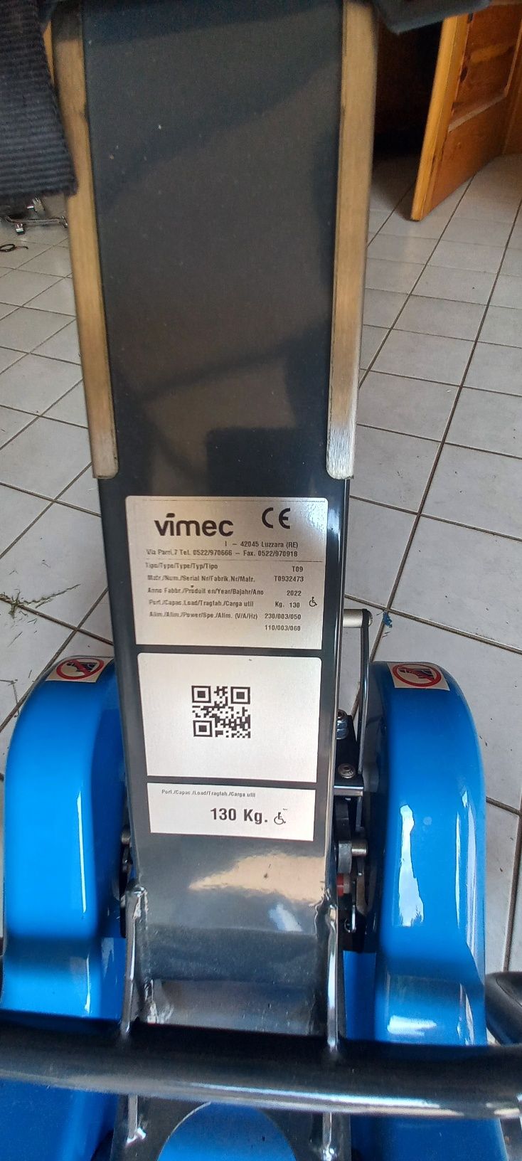 Schodołaz włoskiej firmy plus wózek