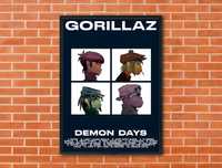 zestaw 2 plakaty:  gorillaz demon days i am fav worst nightmare