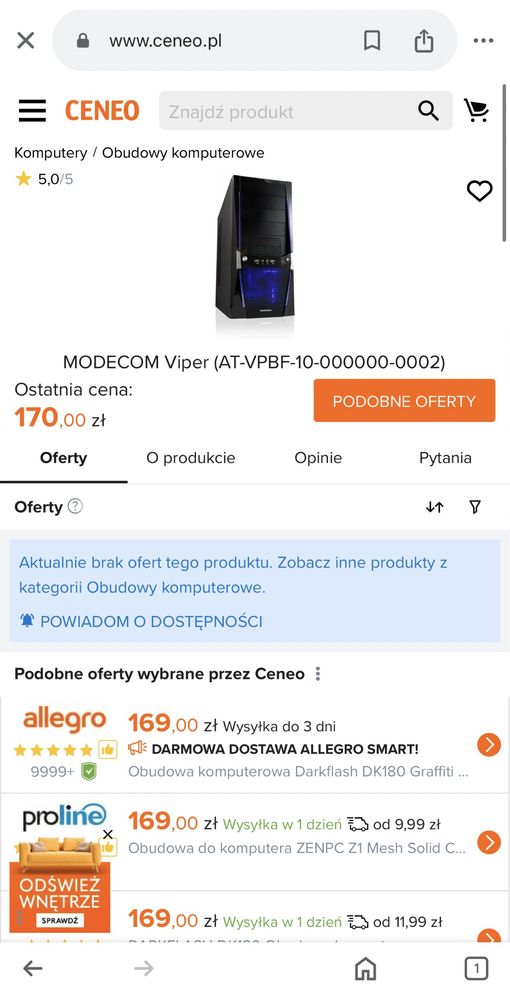 obudowa komputera MODECOM Viper