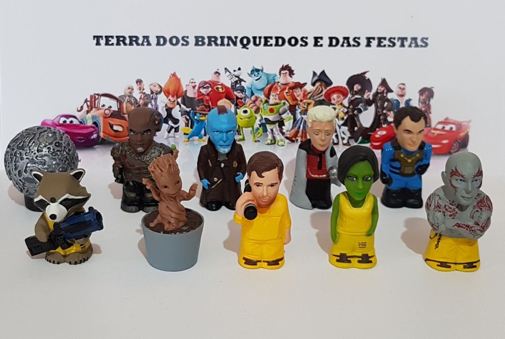 Conjunto 10 pcs Guardiões da Galáxia (Portes Incluidos)