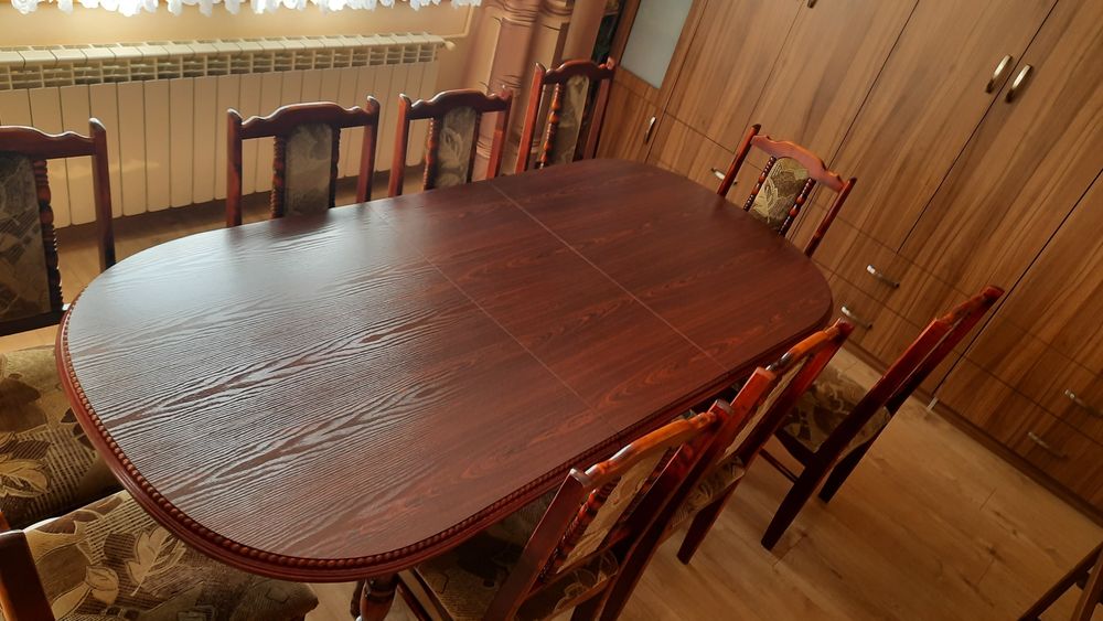 Stół + krzesła 10 szt