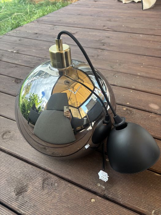 Lampa żyrandol np. nad stół. Ikea JAKOBSBYN z oprawą i kablem.