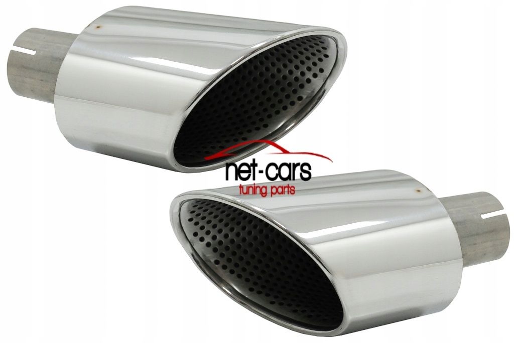 Dyfuzor + końcówki wydechu chrom AUDI A4 B9 8W 16-19 Sline wzór RS4