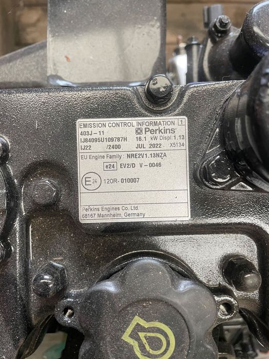 Перкінс двигун дизель 403J-11 16.1kw 2022 р.Новий