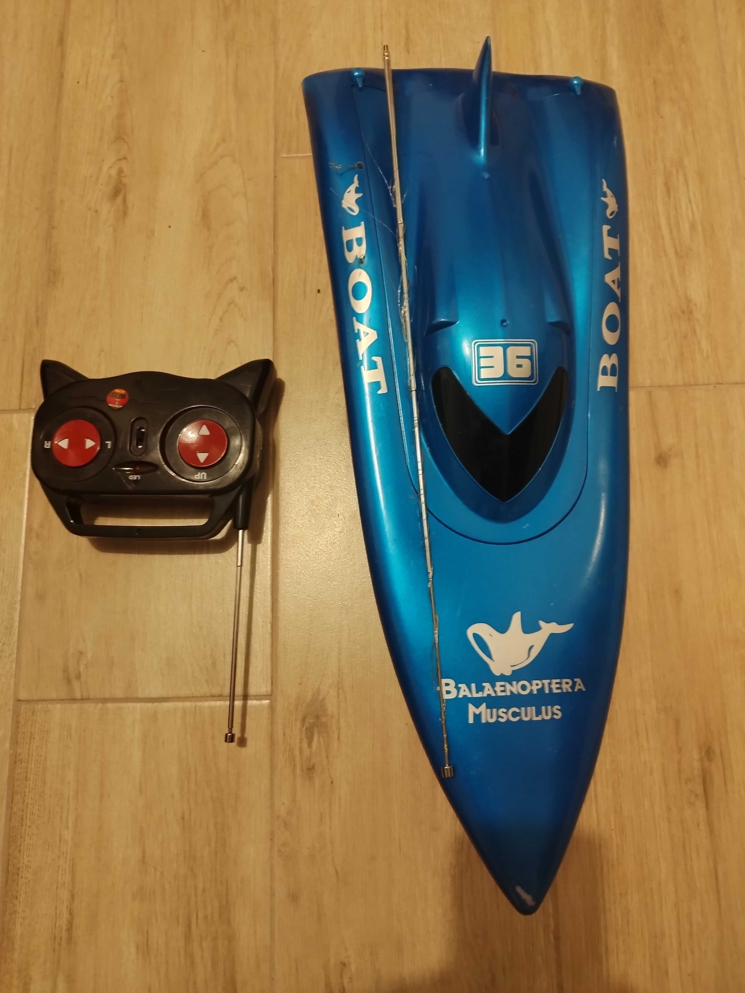 Zdalnie sterowana sportowa łódź motorowa 63cm