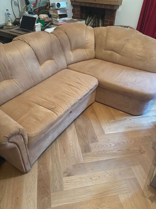 Narożnik z funkcją spania