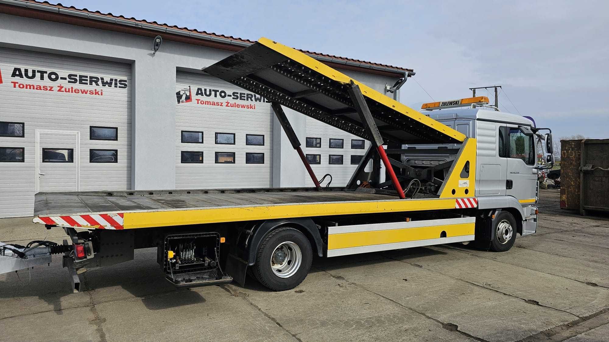 MAN 10.220 Pomoc Drogowa z Piętrem i Płytą hydrauliczną CESJA