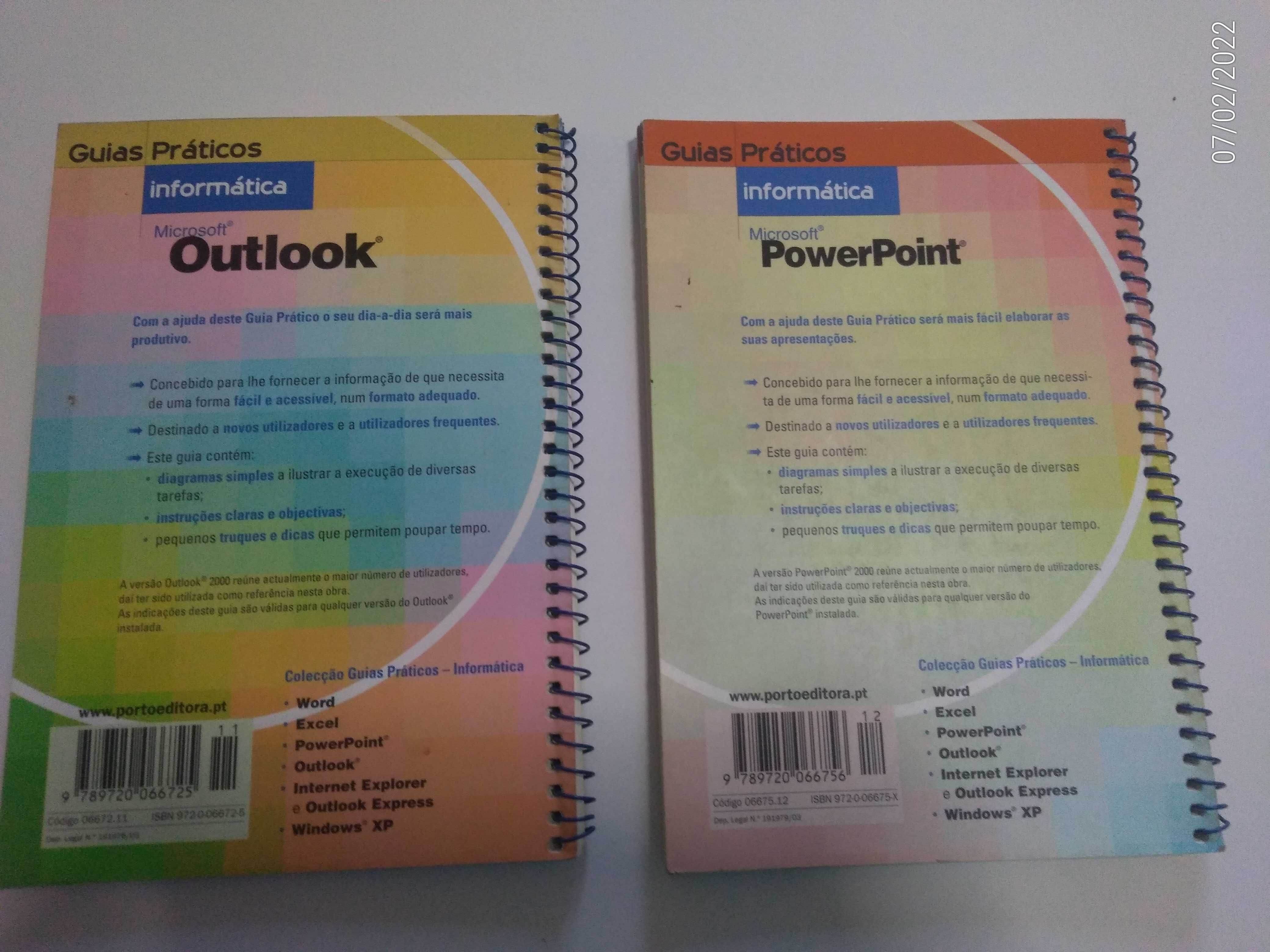 Livros de informática - Outlook e Power Point