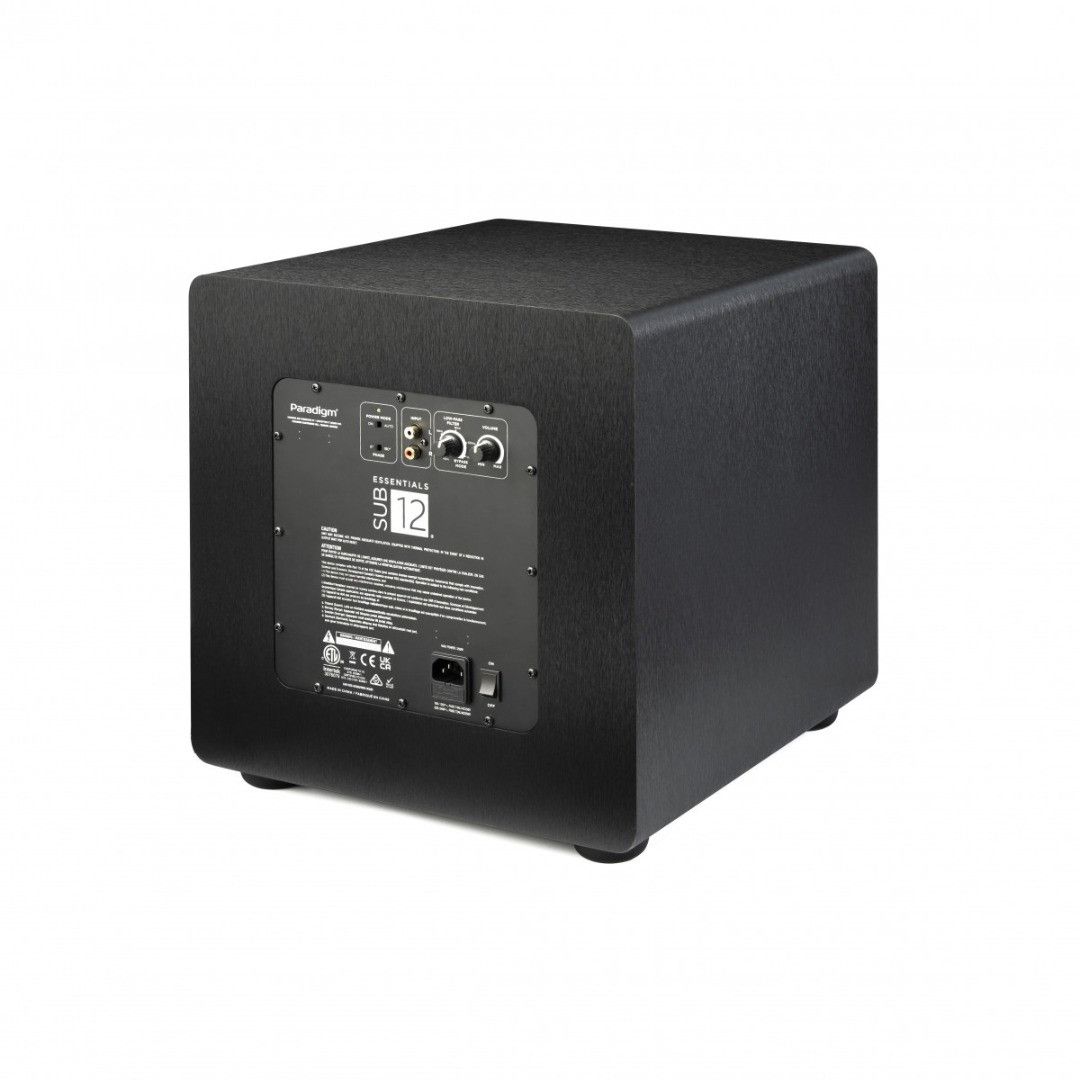Paradigm Essentials SUB 12 Black