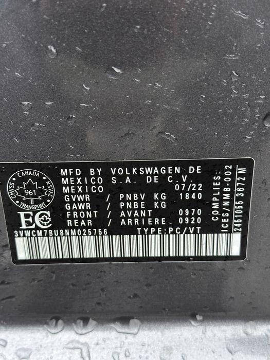 Продам VW Jetta 7 покоління(рестайлінг) 2022 рік(модельний 2023)