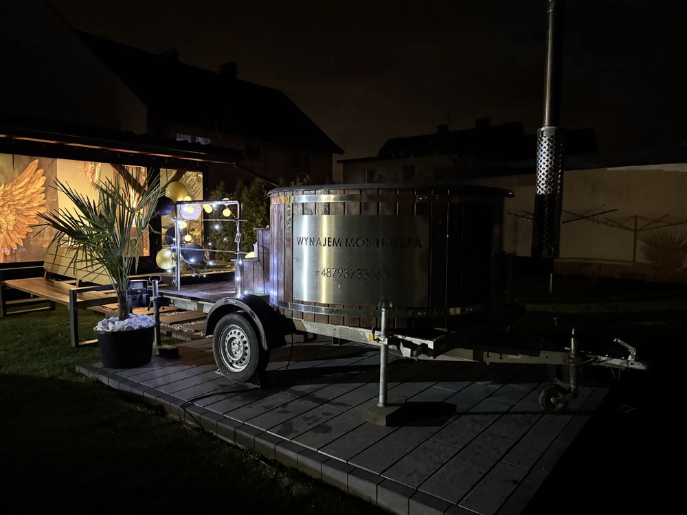 Mobilne Spa, Jacuzzi, Bania, Ruska Bania, Balia " NA WYNAJEM "