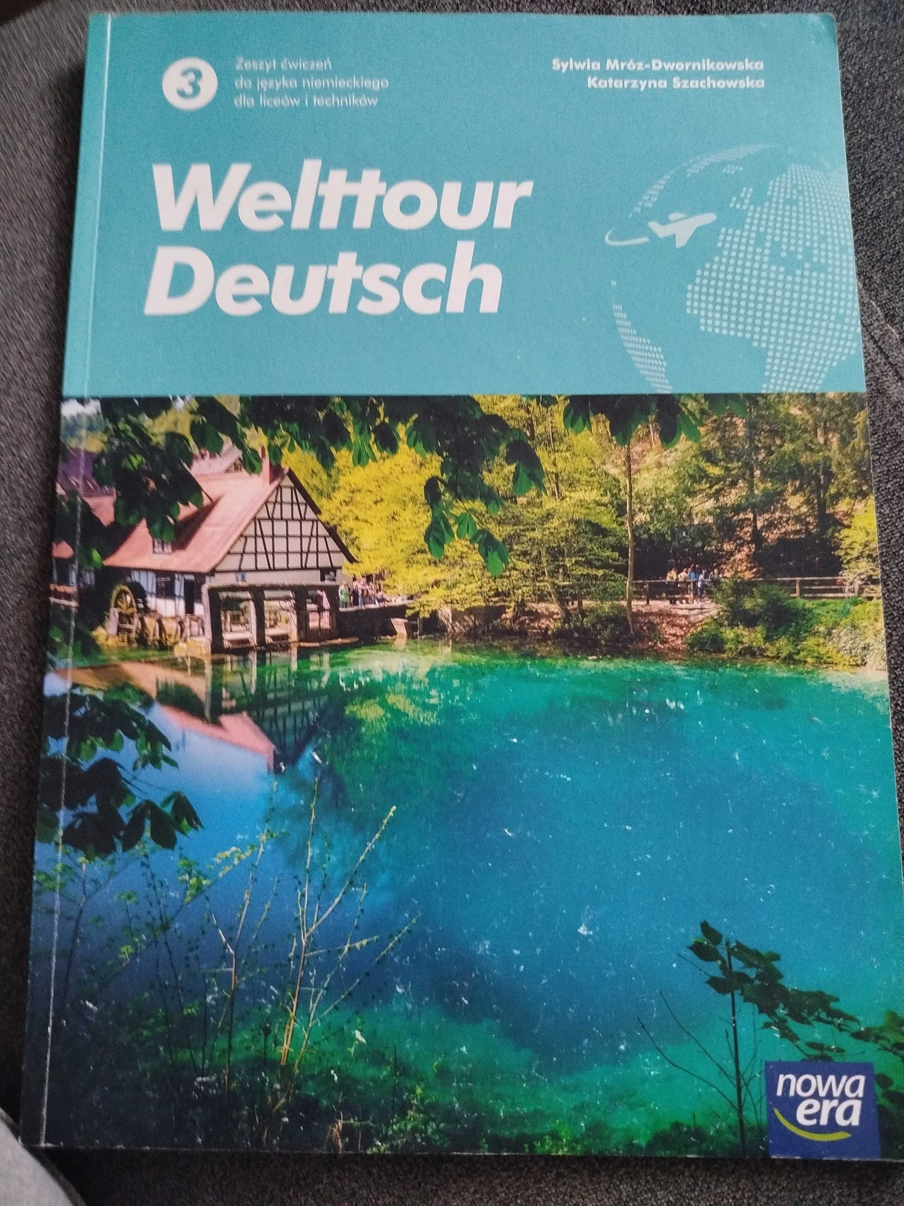 Ćwiczenia do języka niemieckiego. Welttour drutach 3