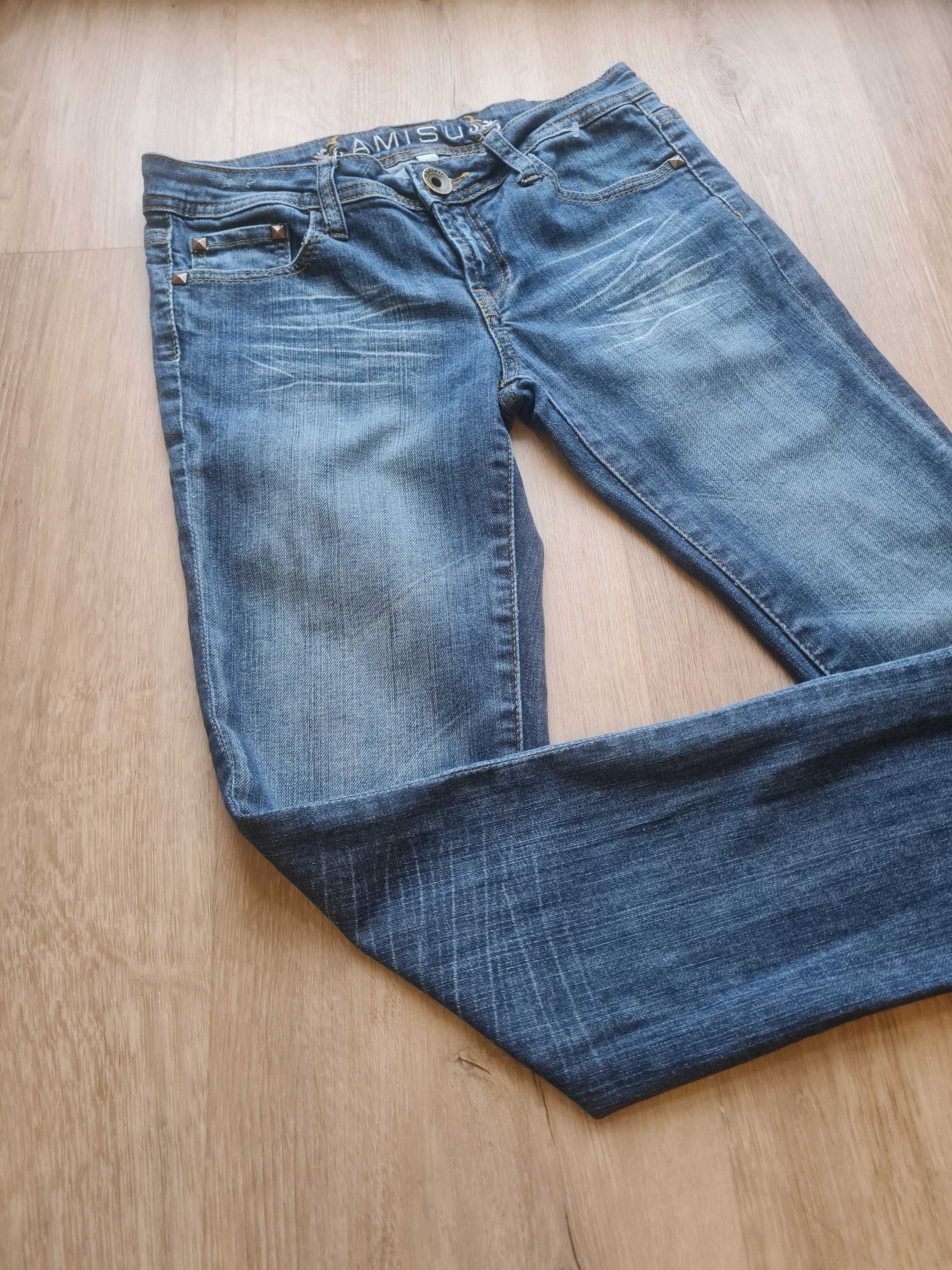 Spodnie jeansowe jeansy damskie Low Waist