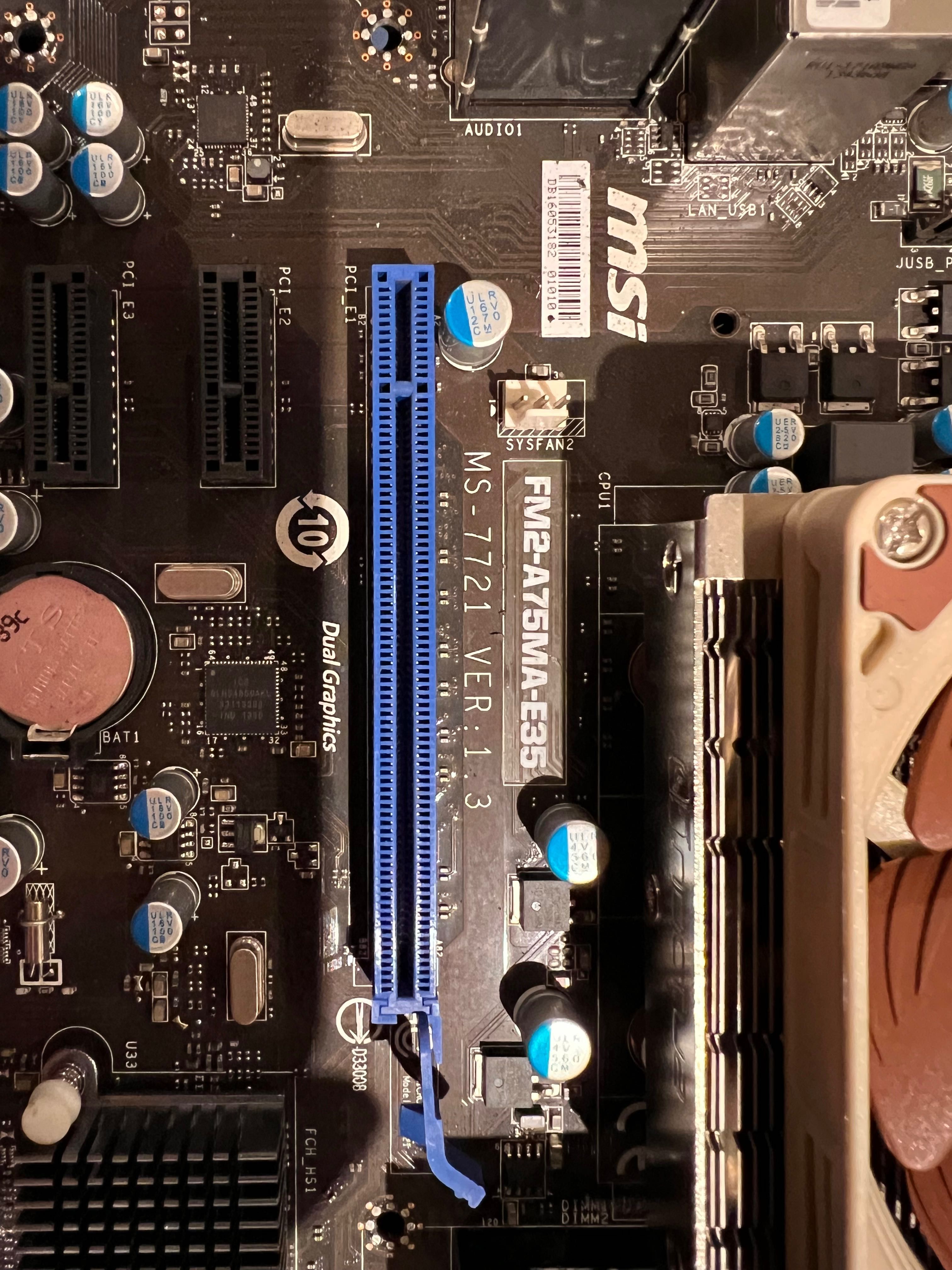 Płyta główna MSI FM2-A75MA-E35 + procesor AMD X2 340