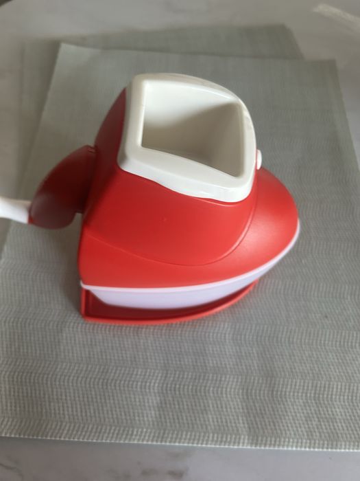 Copo tupperware coral queijeira ralador